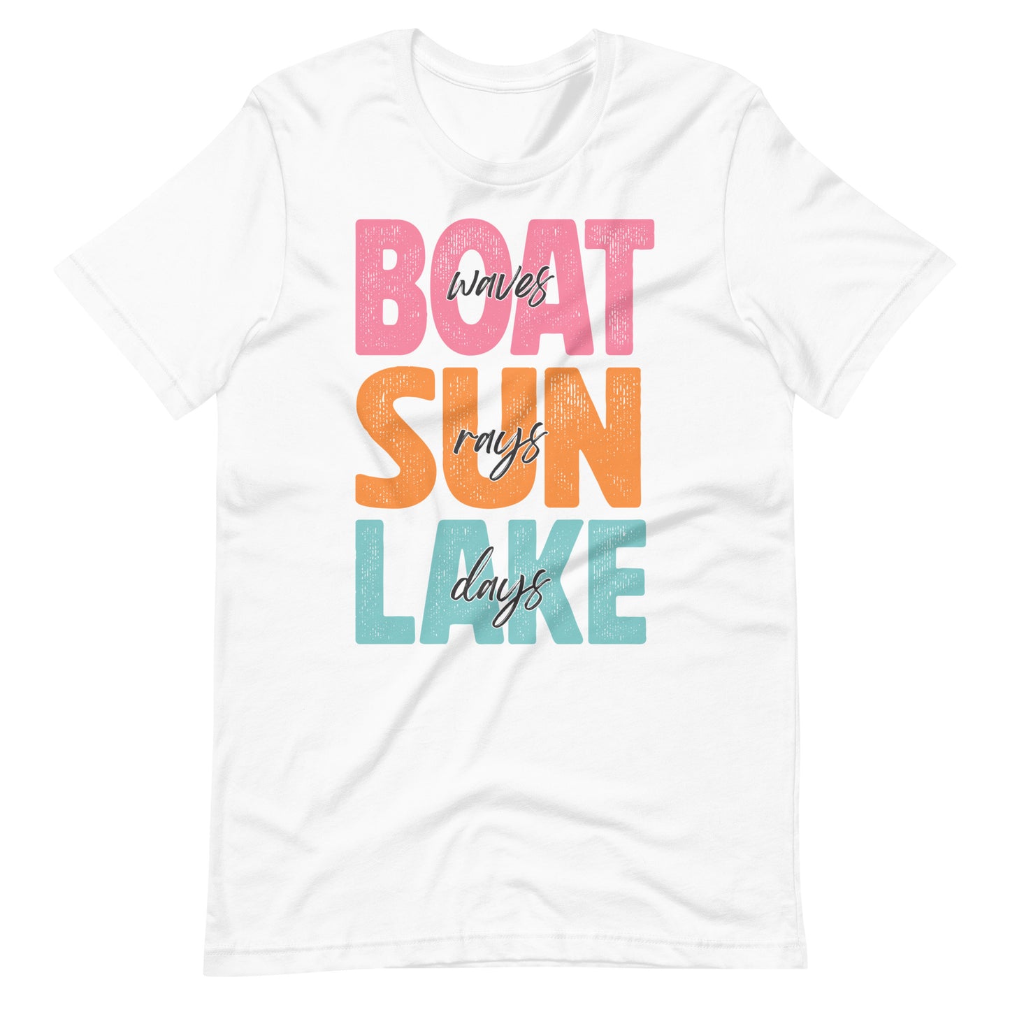 Boat, Sun and Lake Tee